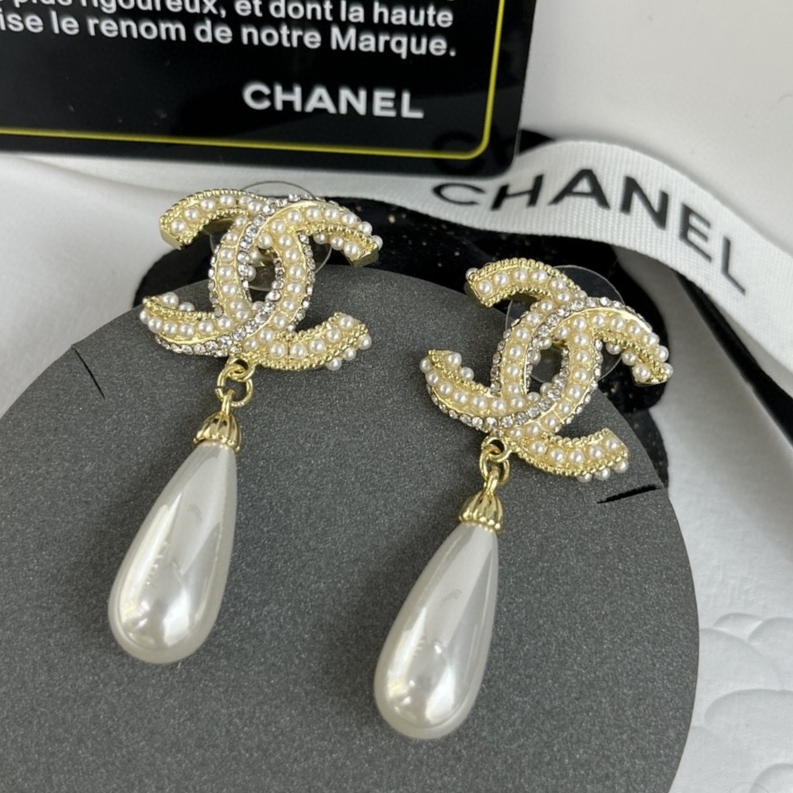 Ch*el earrings